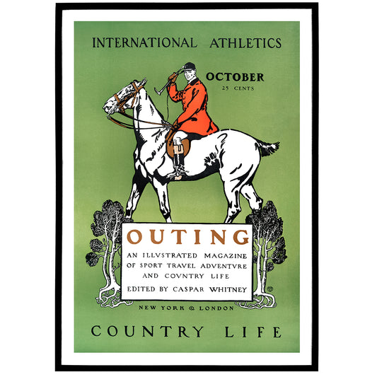 Country Life Vintage Magazine Poster