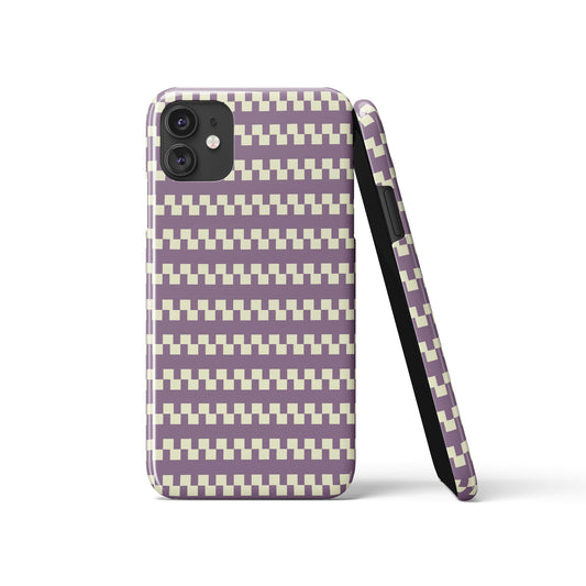 Purple Mid Century iPhone Case