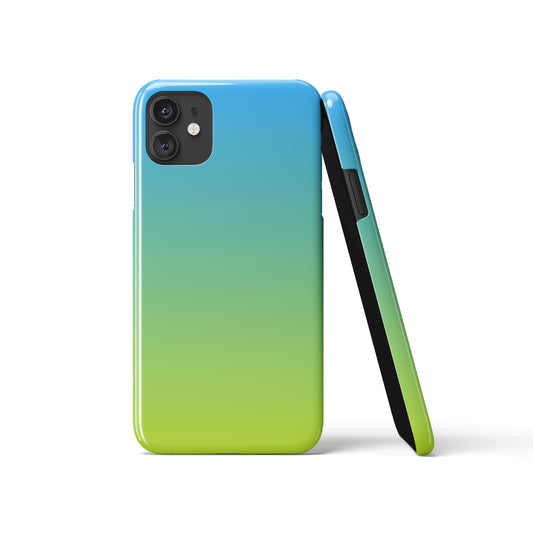 Blue Green Gradient iPhone Case