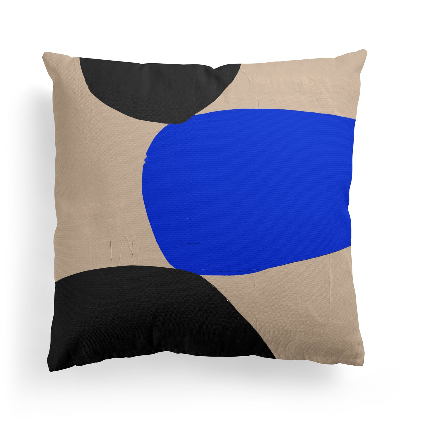 Blue Danish Design Art Pillow