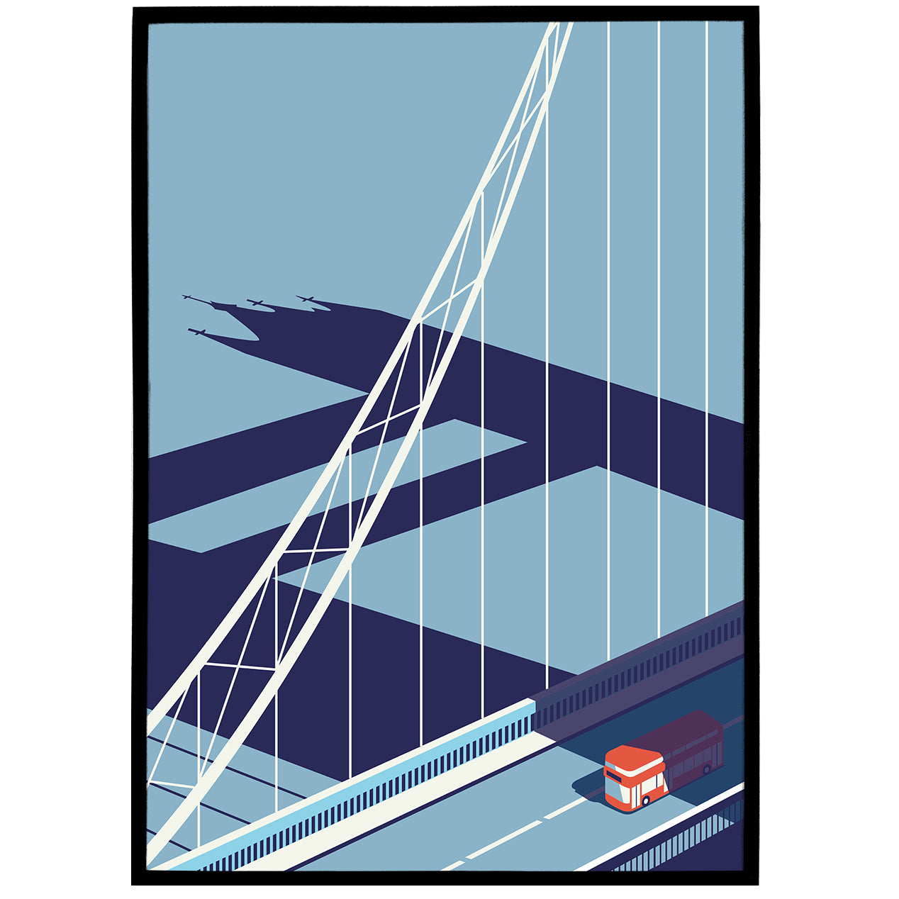 London Tower Bridge Poster