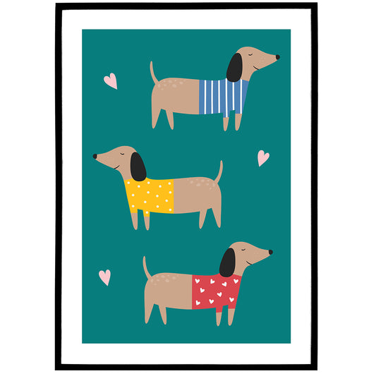 Cute Dogs Poster