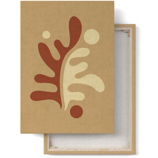 Beige Nature Canvas Print