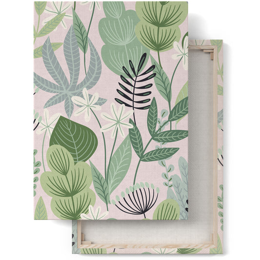 Green Botanical Canvas Print