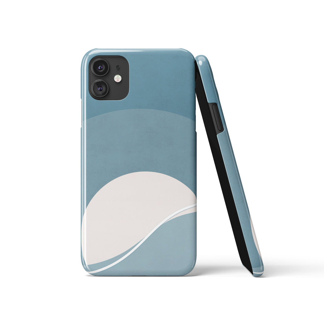 Blue Moon Aesthetic iPhone Case