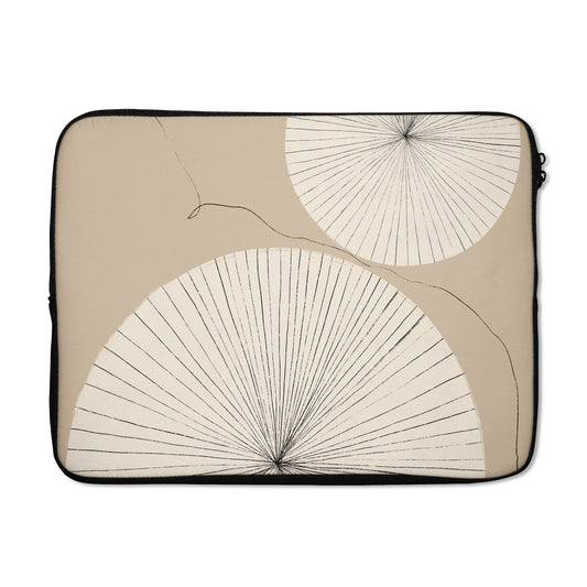 Beige Modern Art - Laptop Sleeve