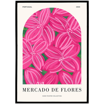 Mercado De Flores Portugal Poster