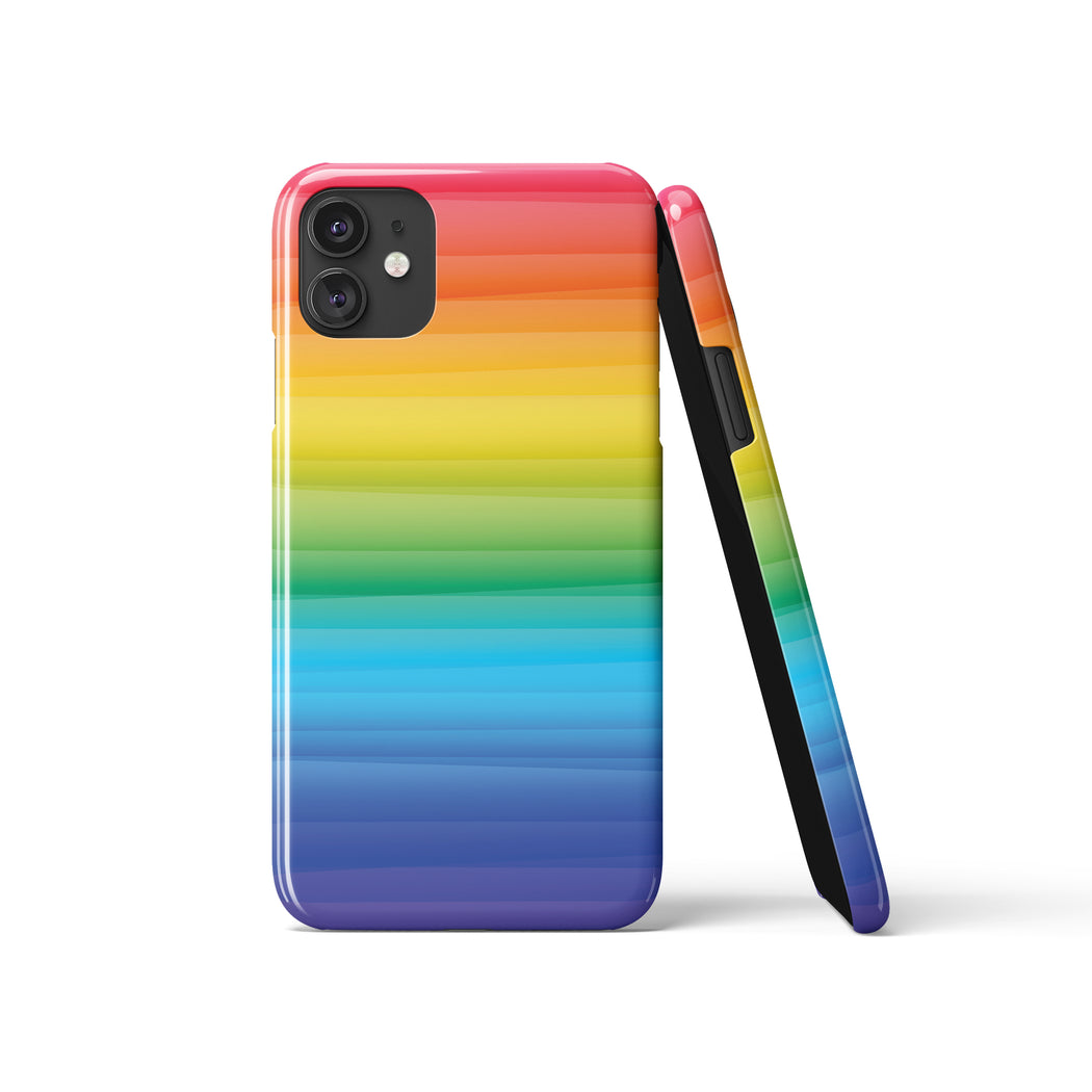 Colorful Rainbow Pattern iPhone Case