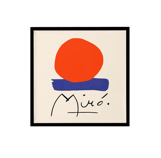 Miro Abstract Vintage Art Print