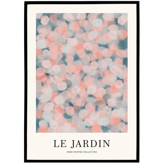 Le Jardin No3 Hand Painted Collection Poster