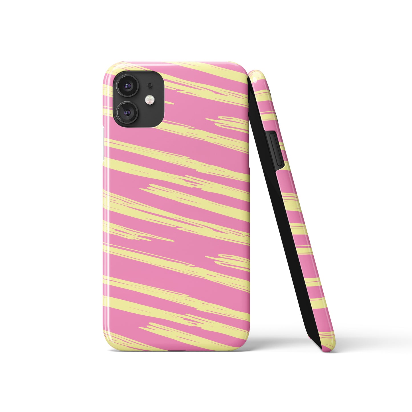 Pink 90s Pattern iPhone Case