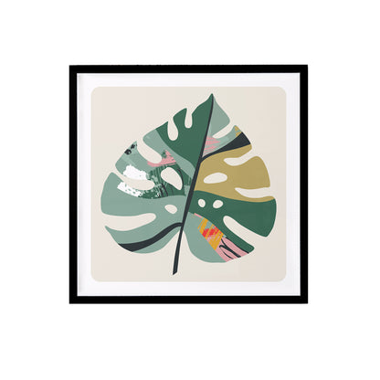 Colorful Monstera Leaf Print