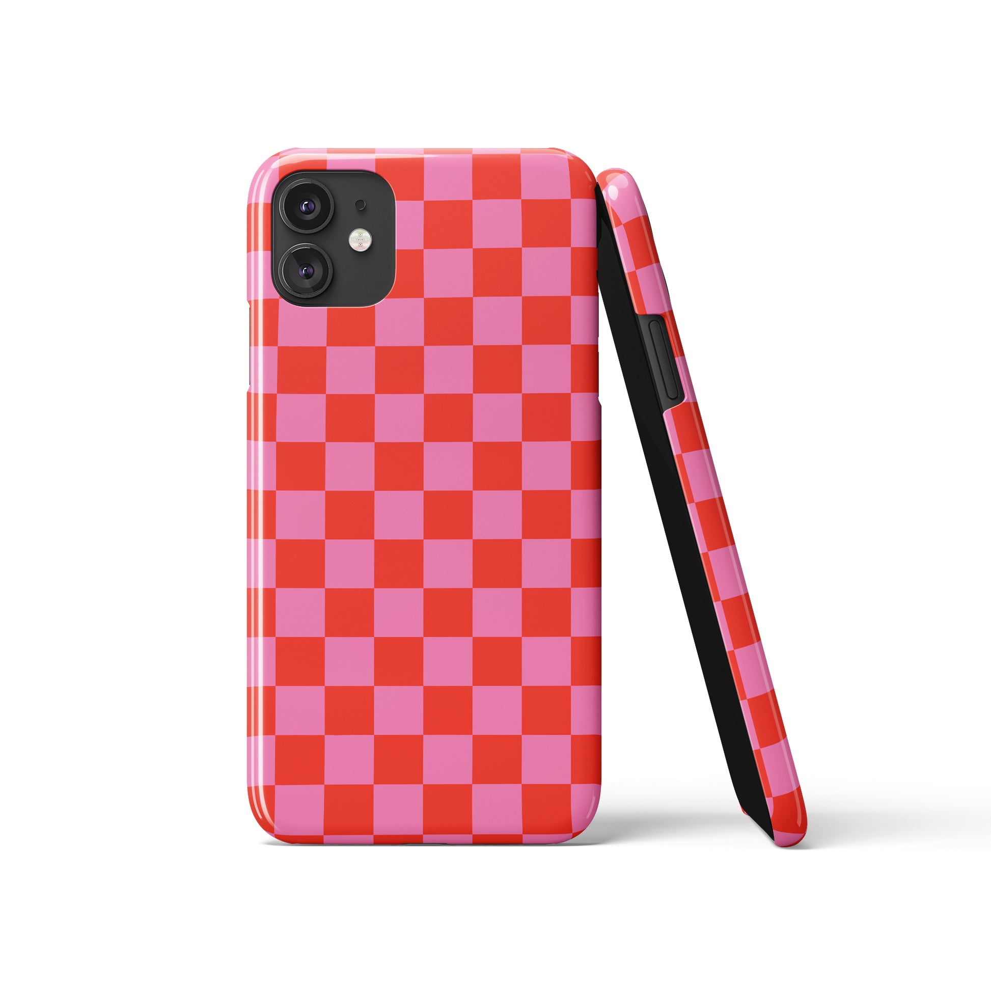 Red Pink Checkered Pattern iPhone Case – HypeSheriff Red Pink Checkered Pattern iPhone Case – HypeSheriff