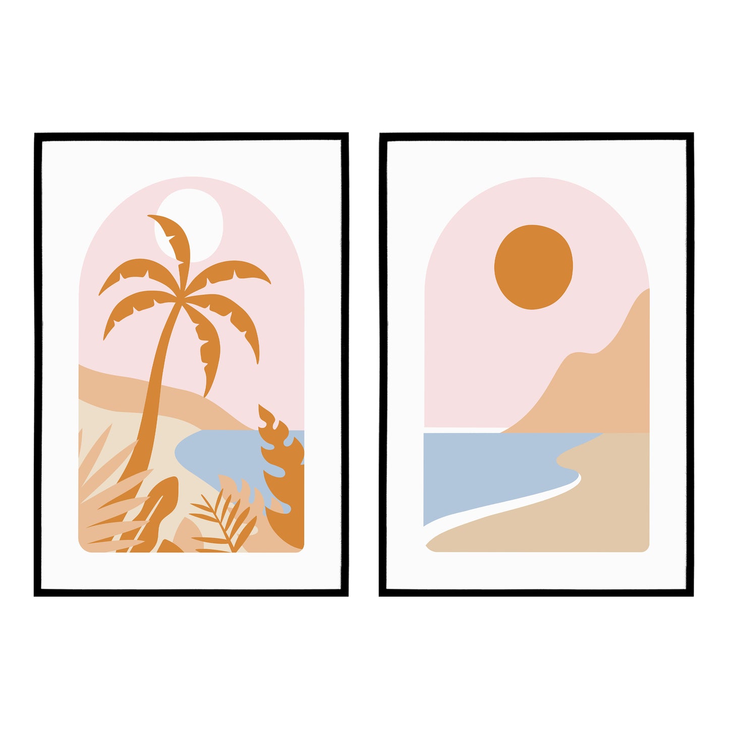 Set of 2 California Lovers Posters