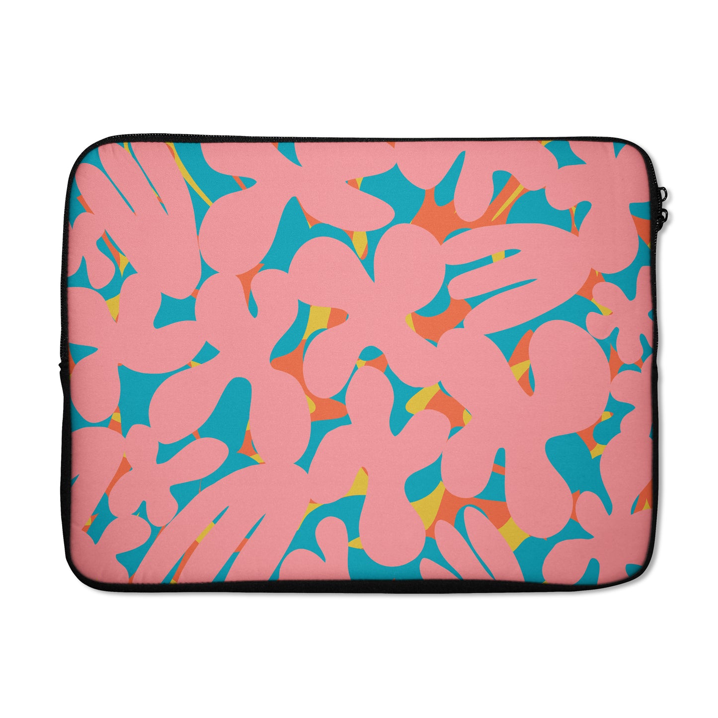 Pink 60s Abstract Pattern- Laptop Sleeve