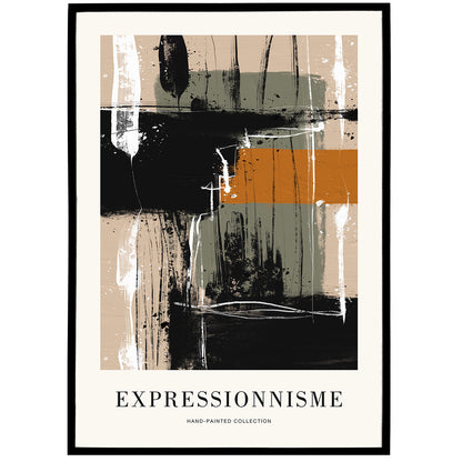 Abstract Expressionism Poster