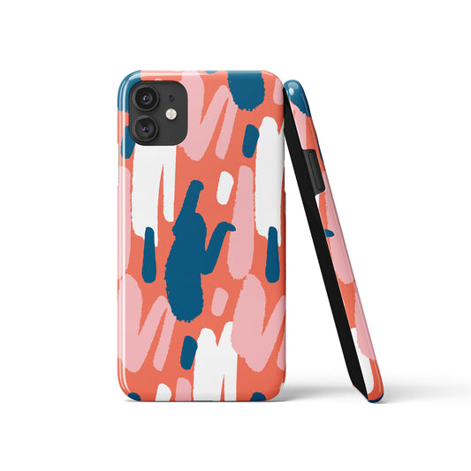 iPhone Case with Artistic Pattern