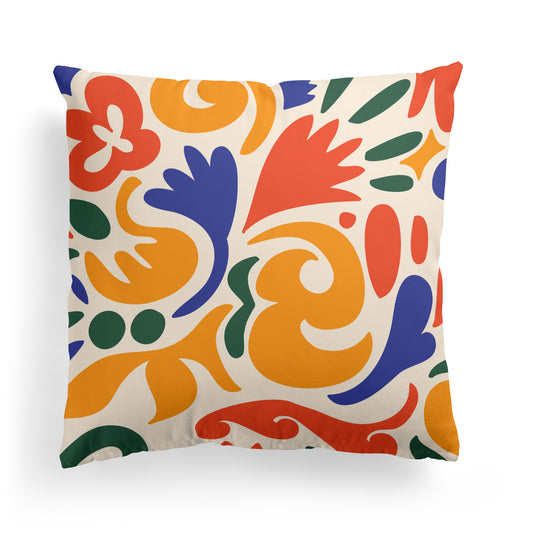 Unique Colorful Throw Pillow