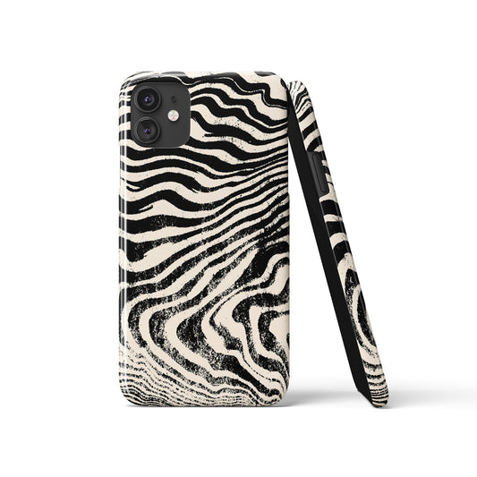 iPhone Case with Zebra Print