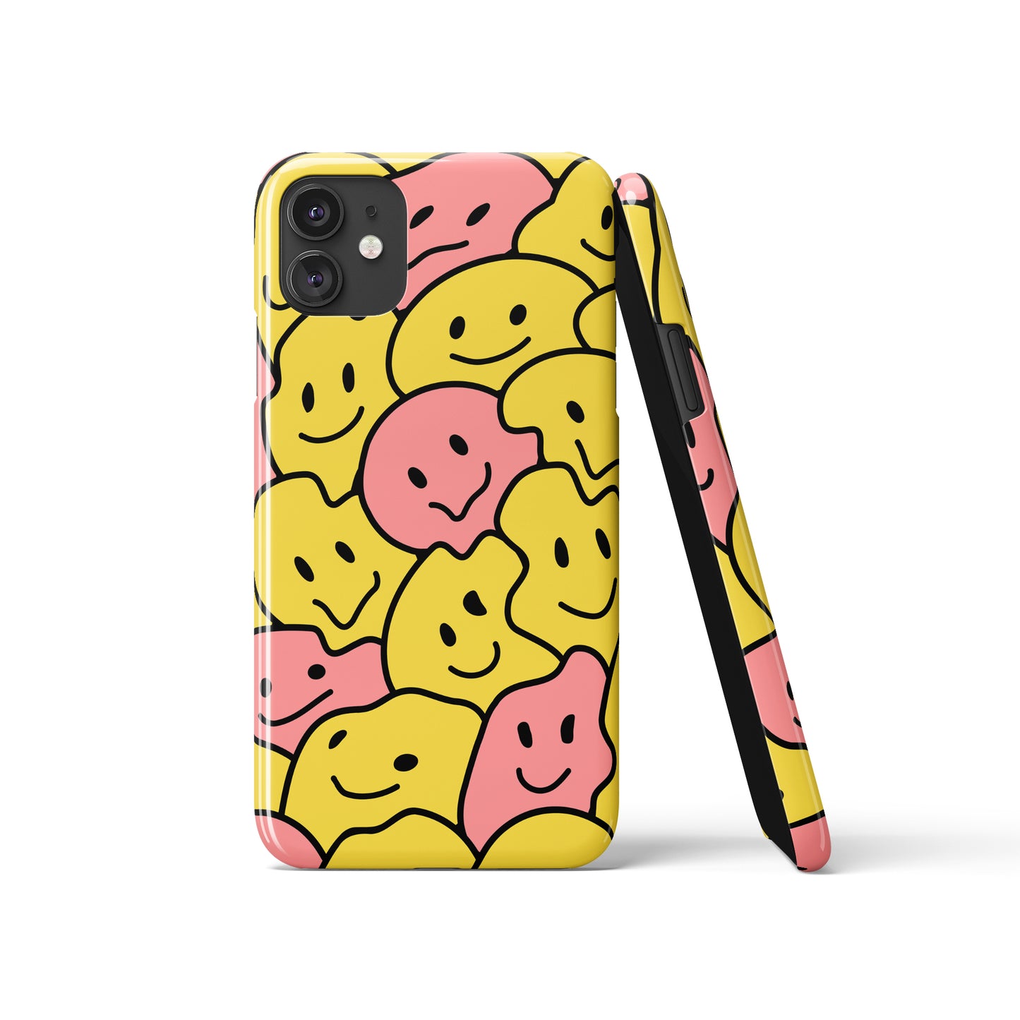 Yellow Smiley Faces iPhone Case