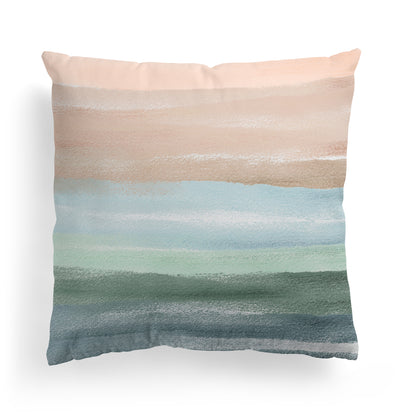 Cloud Reflection Abstract Throw Pillow