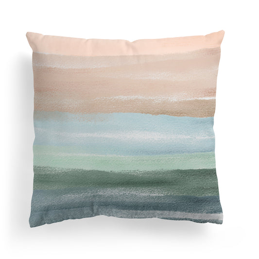 Cloud Reflection Abstract Throw Pillow