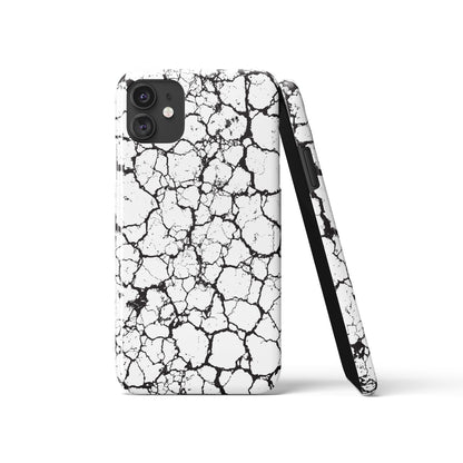 iPhone Case with Black&White Soil Print