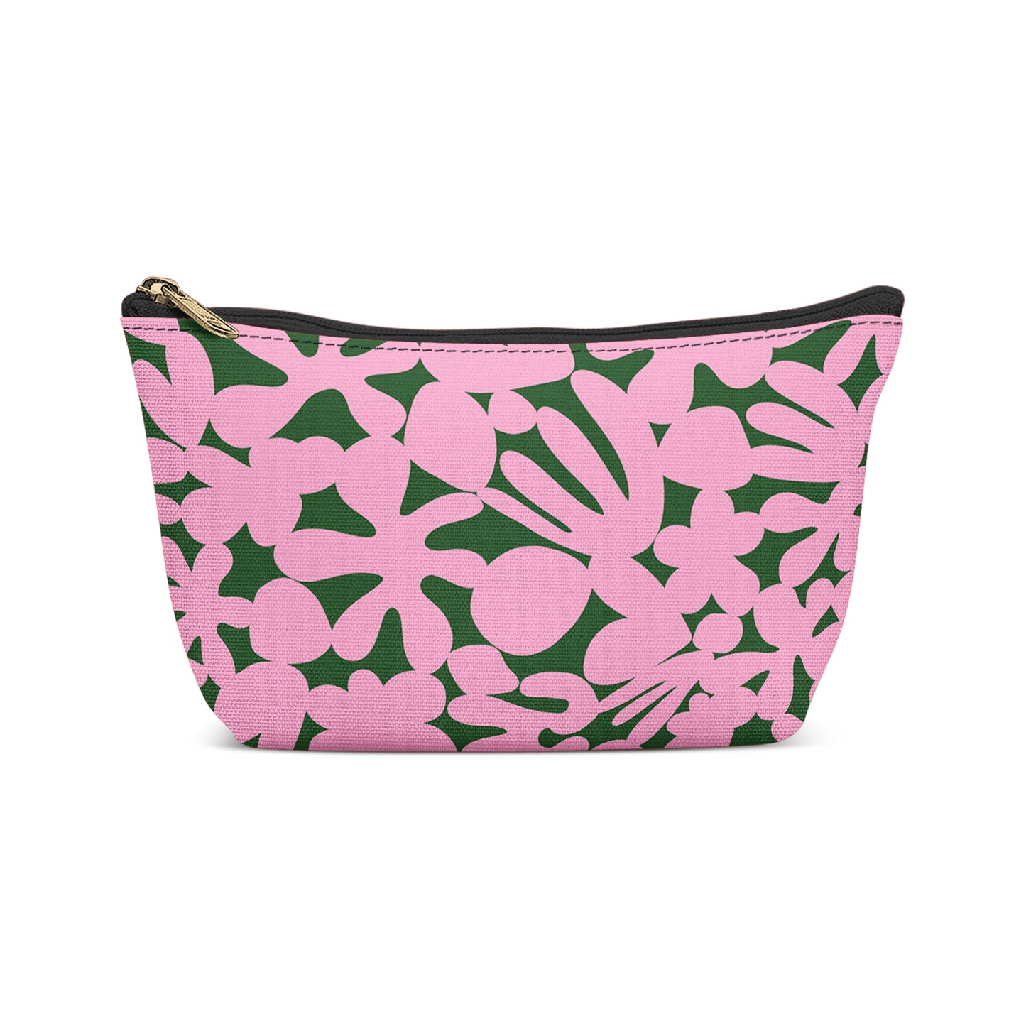 Pink Cutouts Pattern Make-up Bag