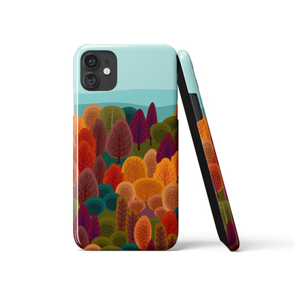 Colorful Magic Forest iPhone Case