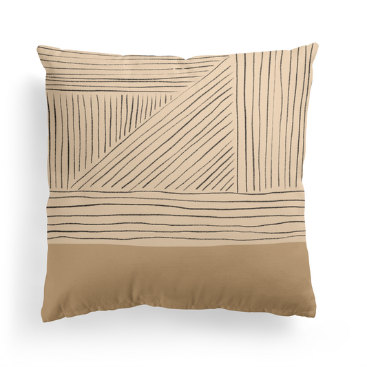 Japandi Style Home Decor Throw Pillow