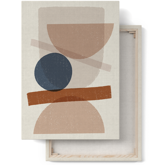 Mid Century Modern Neutral Canvas Print