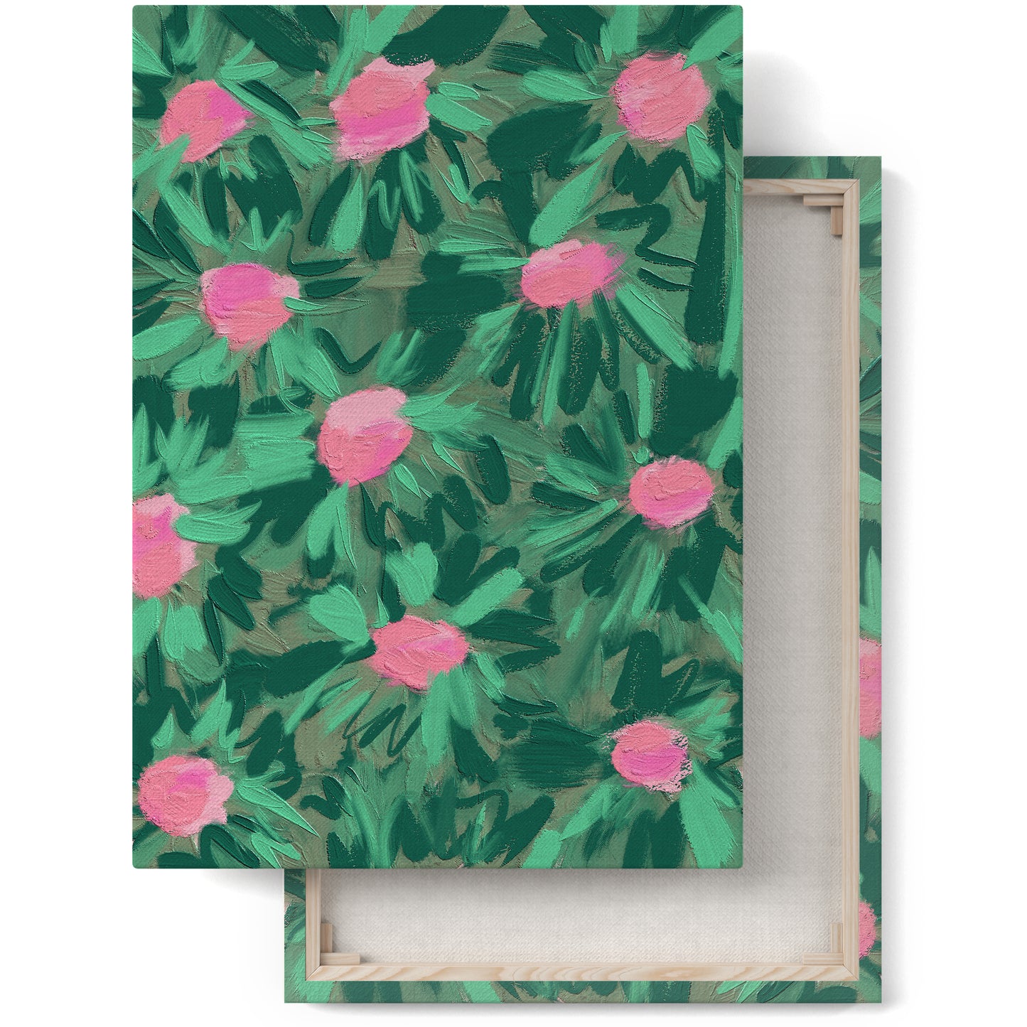 Painted Botanical Farmhouse Decor Canvas Print