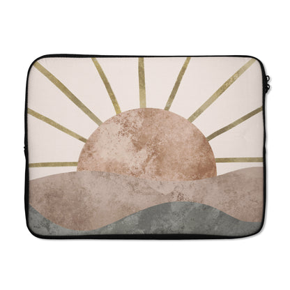 Painted Boho Sun- Laptop Sleeve