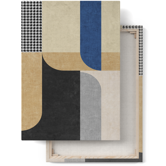 Geometric Classic Bauhaus Canvas Print