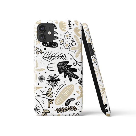 Nature Artistic Handdrawn iPhone Case