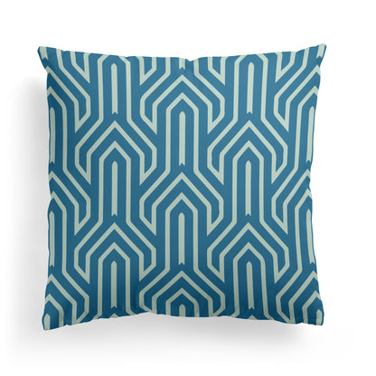 Pillow with Geometric Pattern