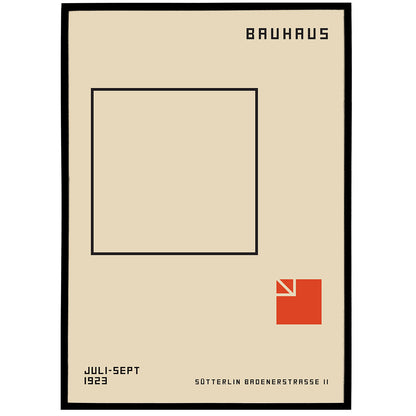 Classic Bauhaus Poster