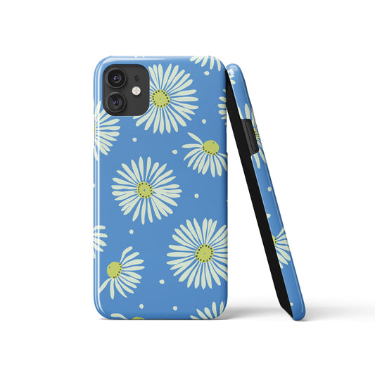 Blue Floral Feminine iPhone Case