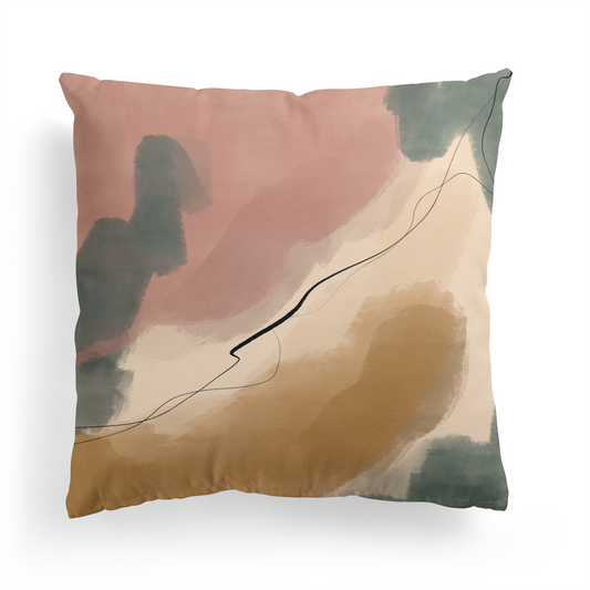 Painted Artistic Unique Throw Pillow