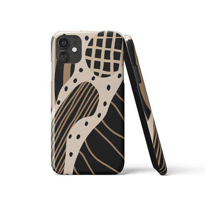 Rustic Shapes Art iPhone Case