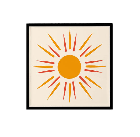 Handdrawn Sun Art Print - HypeSheriff