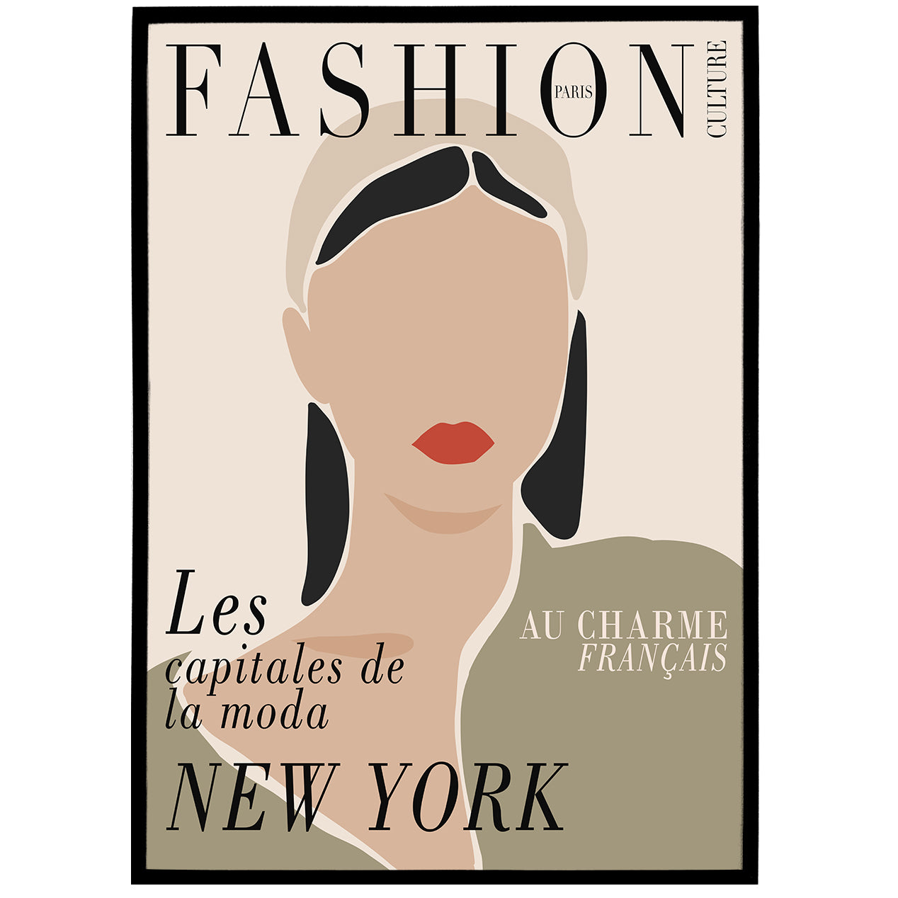 Fashion Mag Cover Poster