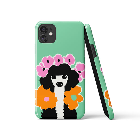 Frida Khalo Dog with Flowers iPhone Case