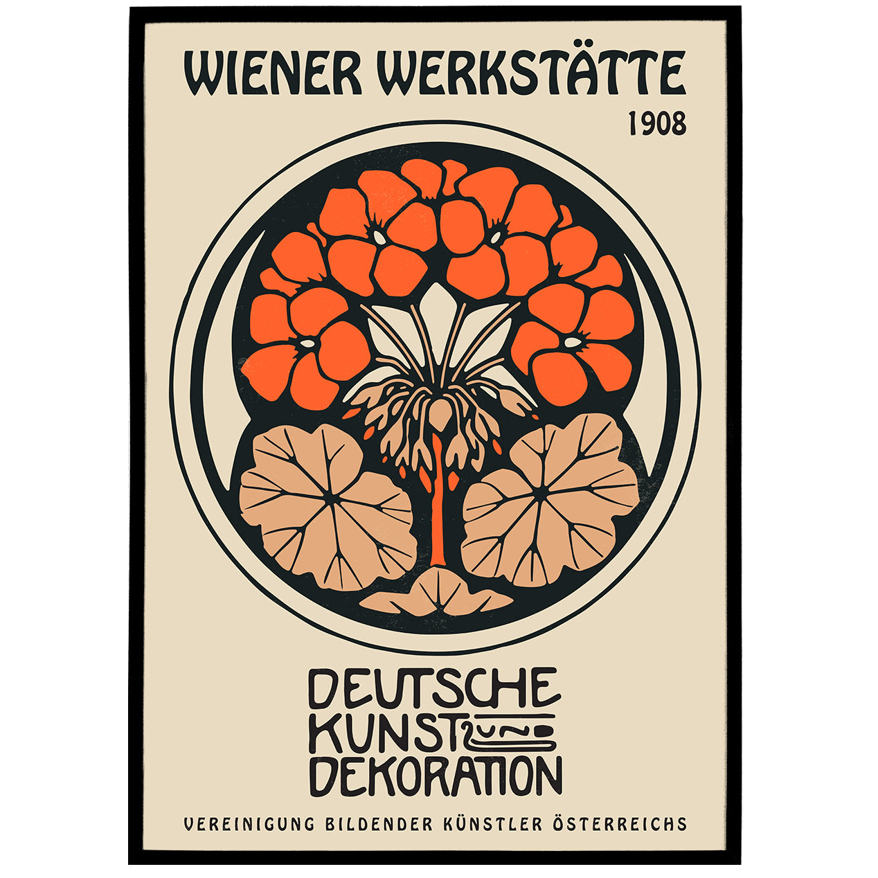 Wiener Werkstätte 1908 Poster