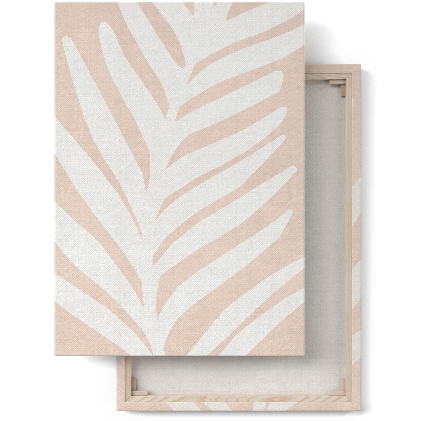 Boho Chic Leaf Canvas Print