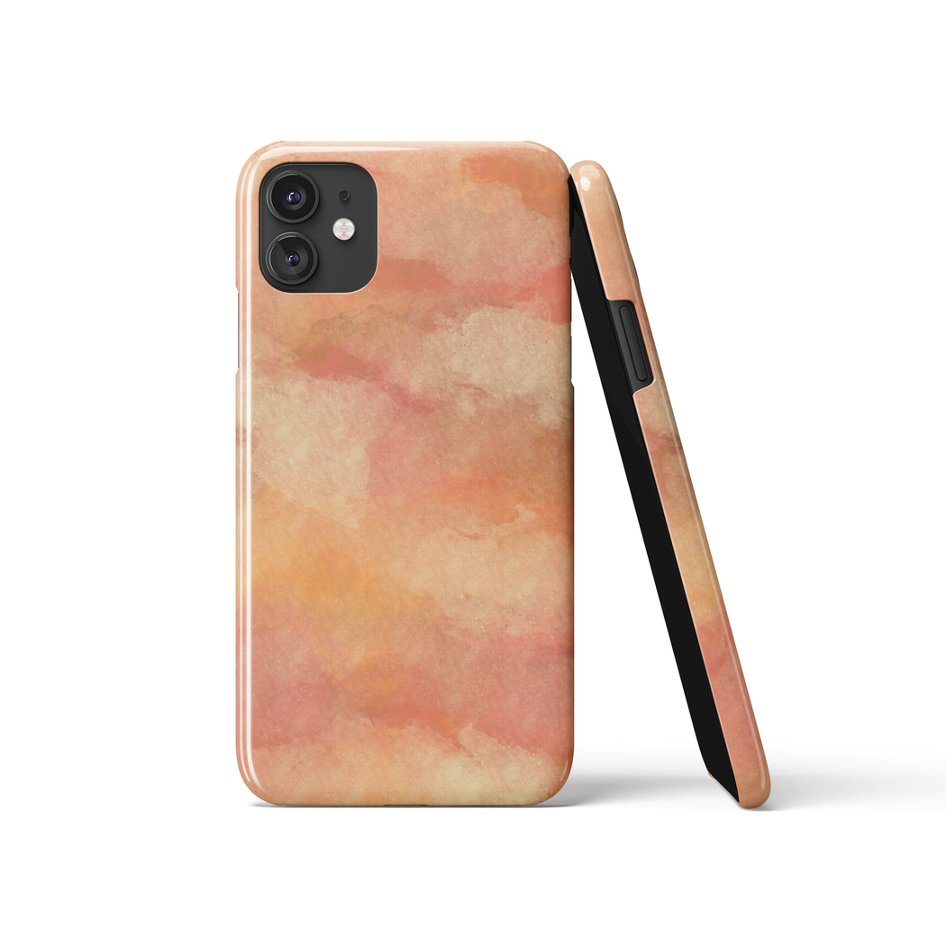 Sunset Painted Abstract Art iPhone Case
