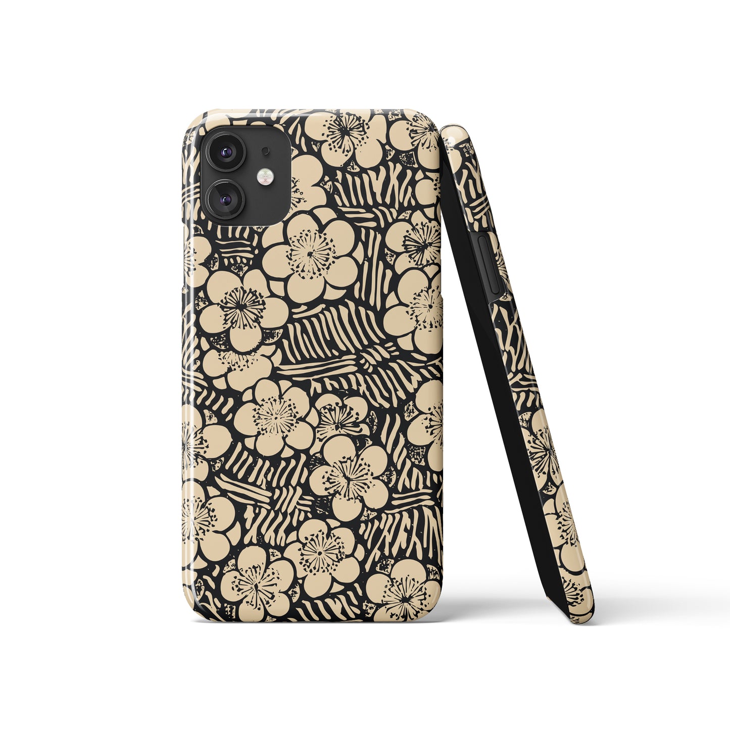 iPhone 12 Case with retro floral print