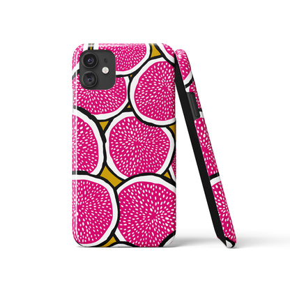 Pink Pitahaya Fruit iPhone Case