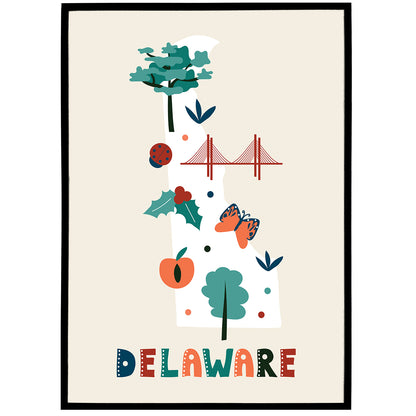 Delaware, Travel Poster
