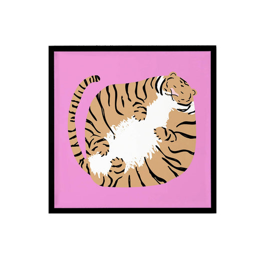 Pink Funny Cat Print - HypeSheriff